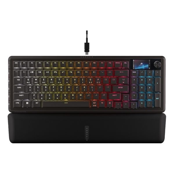 CORSAIR 유선 기계식 키보드 커세어 뱅가드 96 핫스왑 8K MLX 플라스마축 블랙USB 4053495