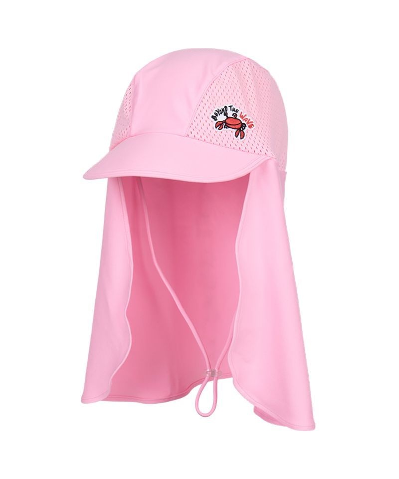 RENOMASWIM 레노마스윔 용품 아동 썬블록 플랩캡 메쉬 수모 핑크 RO-RC2G310-PK