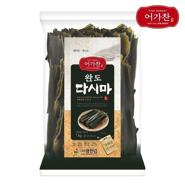 어가찬 완도 다시마 1kg x 1봉