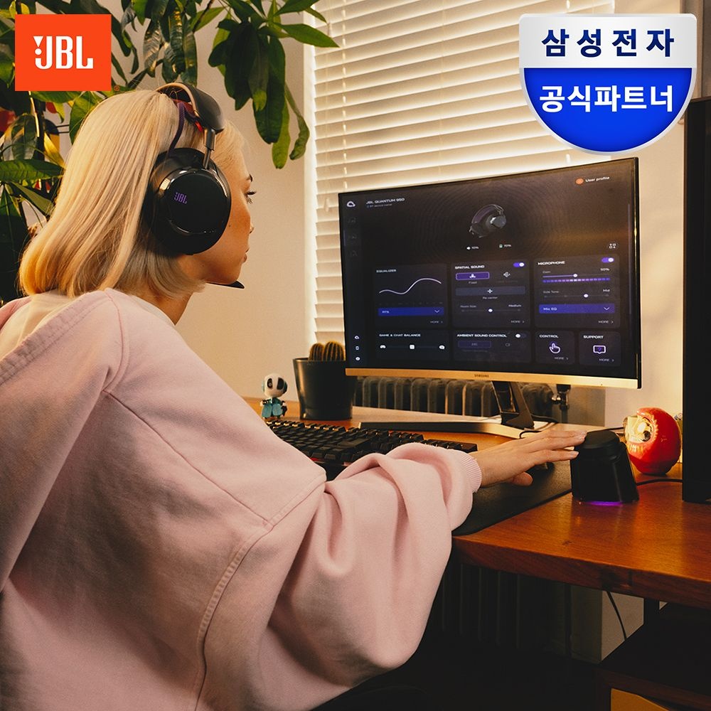 제이비엘 삼성공식파트너 JBL QUANTUM 950 퀀텀 블루투스 무선 게이밍 헤드셋 FPS 배그 롤 헤드폰