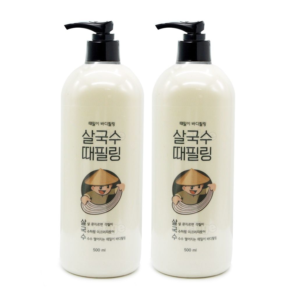 라끄베르 때밀이 바디필링 살국수 500ml+500ml 때필링