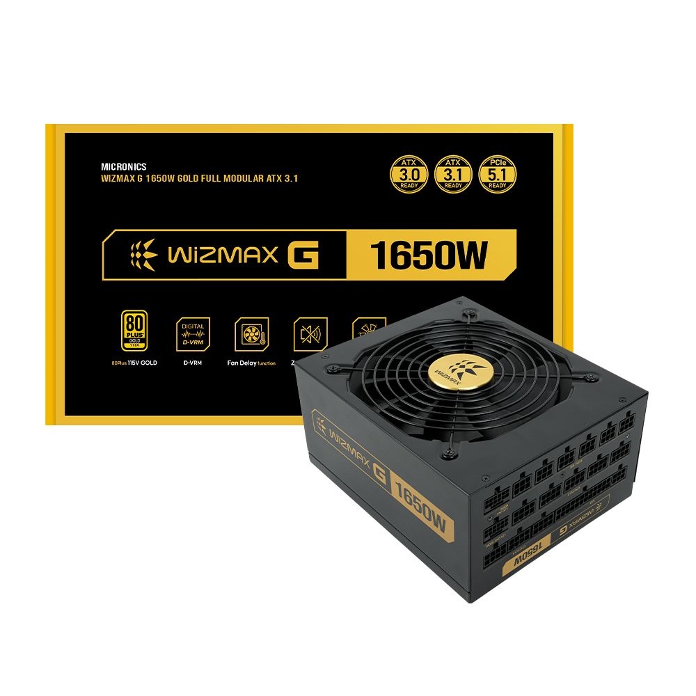 [오늘출발] 마이크로닉스 WIZMAX G-1650W 80PLUS골드 ATX3.1