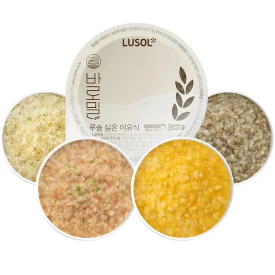 루솔 실온이유식 바로밀 골고루 120g 22팩