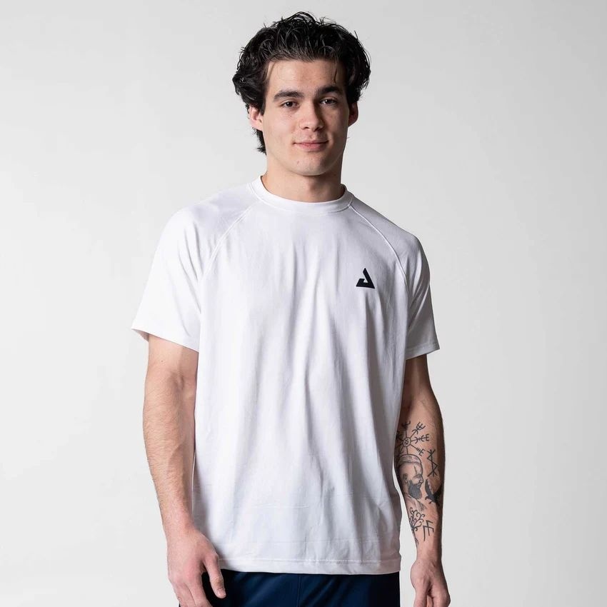 Mens Court Short Sleeve White 율라 맨즈 코트 반팔티 화이트