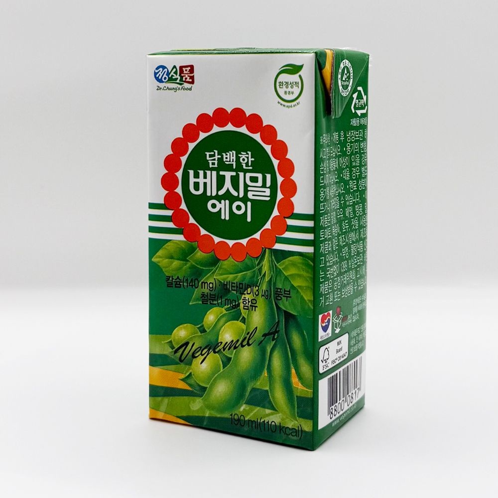 [오늘출발] [온누리상품] 베지밀 정식품 베지밀A 담백한 맛 두유 190ml x48팩
