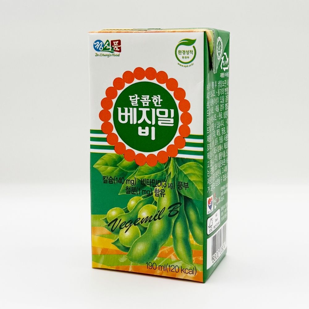 [온누리7%혜택]정식품 베지밀B 달콤한 맛 두유 190ml x24팩