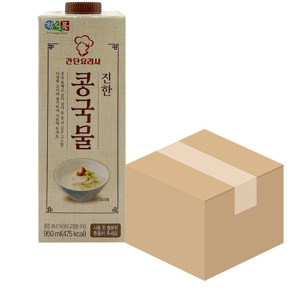 진한 콩국물 950ml x 12개 콩국수 콩물