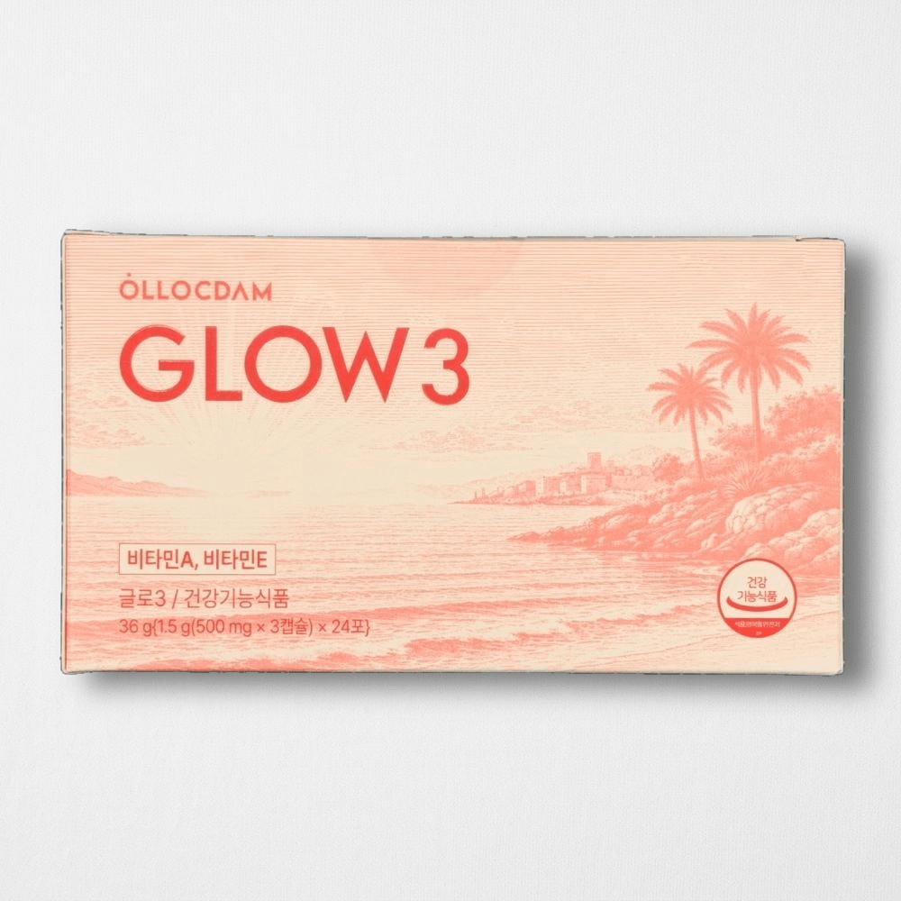 올록담 글로3 GLOW3 캡슐 24포 1박스