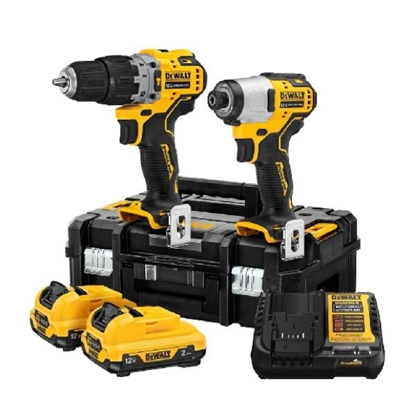 Dewalt 디월트 12V MAX 2.0Ah DCZ2111D2T 콤보세트 DCF801+DCD706+DCB1104+DCB127 2EA Tstak 4103805