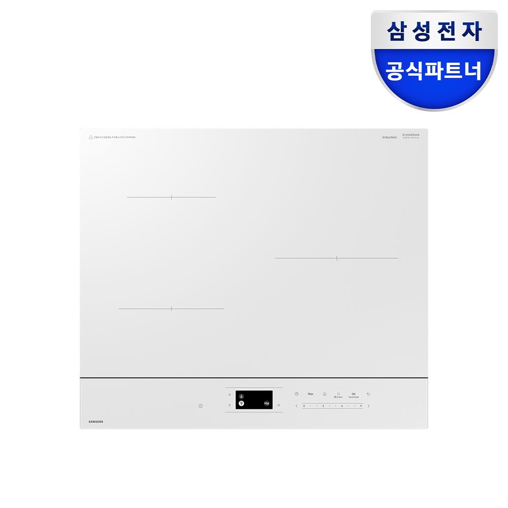 삼성전자 비스포크 CC80F63W1Z 고화력 3구 인덕션 빌트인 전기레인지