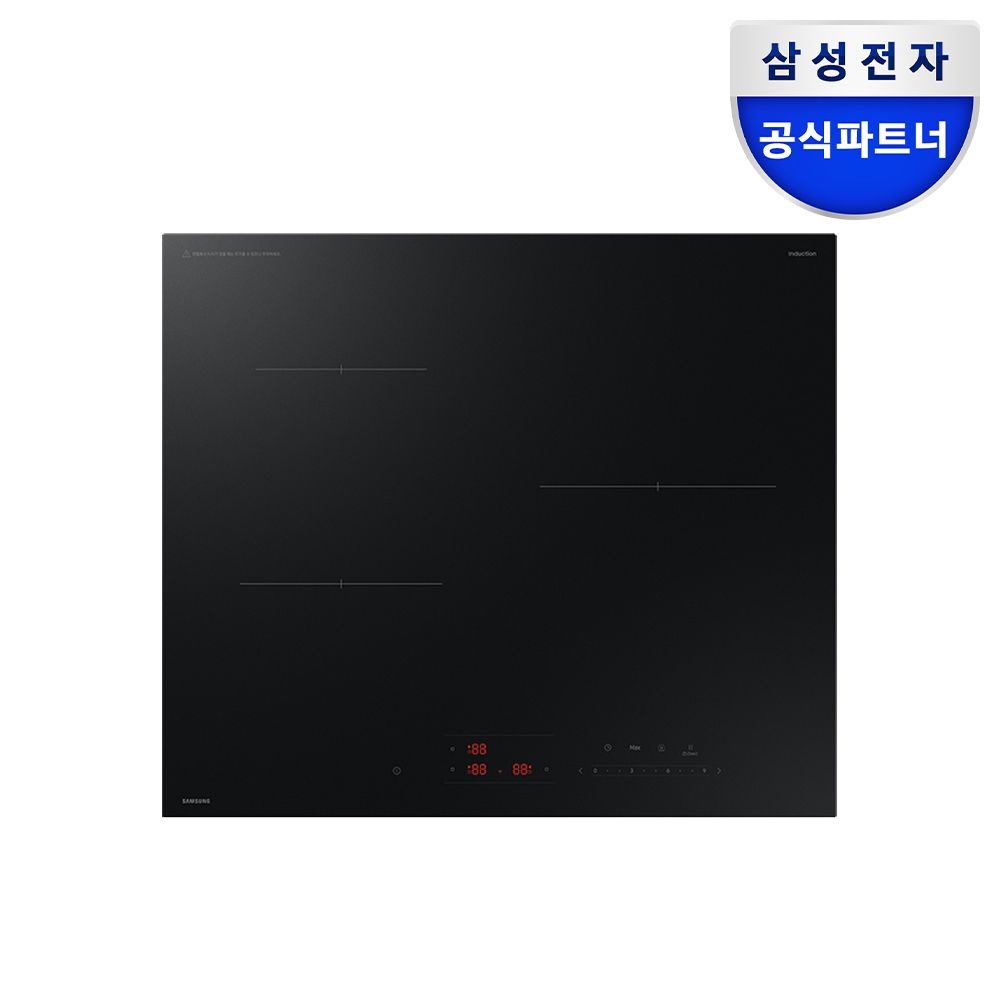 삼성전자 비스포크 NZ63DB503CFT 초고화력 3구 인덕션 전기레인지 무광재질