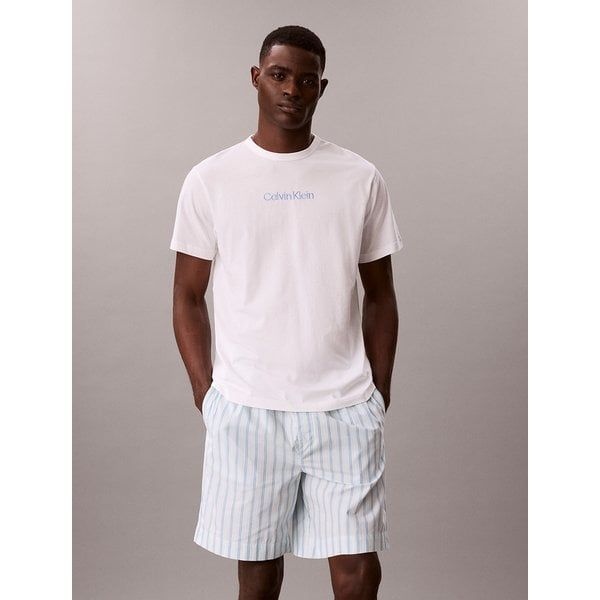 캘빈클라인 CALVIN KLEIN Underwear 26SS CK 남성 코튼 포플린 슬립 반팔 쇼츠 세트 NM2903-3L4 DQE700 HZW823