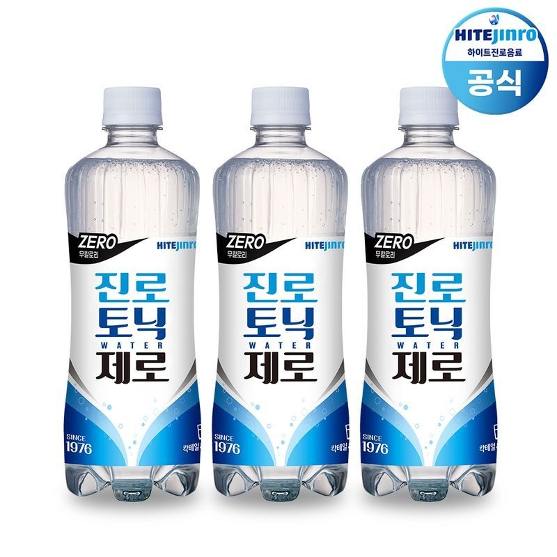 하이트진로음료(주) 하이트진로 진로 토닉워터 제로 대용량 600ml x 20pet