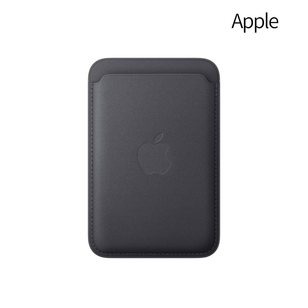 Apple 정품 오렌지스펙트럼 애플 정품 맥세이프 파인우븐 카드지갑 케이스 iPhone Magsafe 블랙