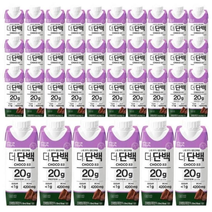 빙그레 더단백 드링크 초코 250ml 36개 단백질음료