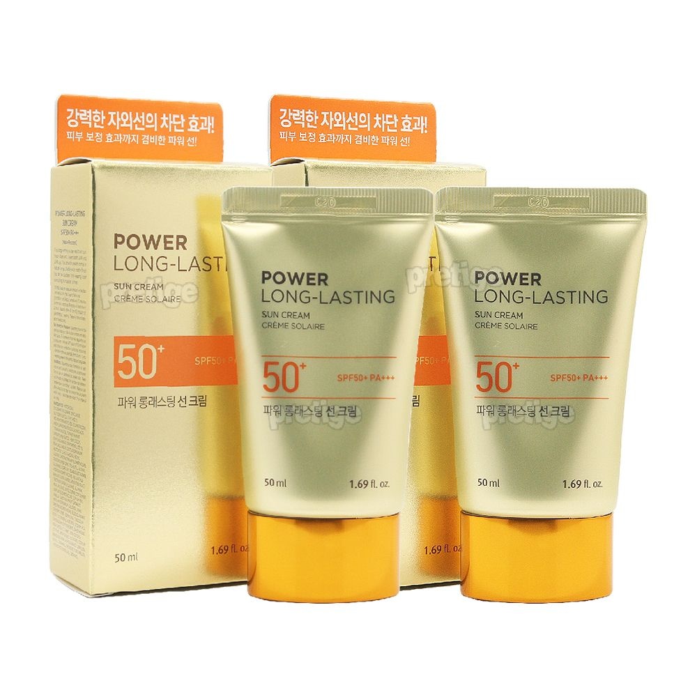 [오늘출발] 더페이스샵 파워 롱래스팅 선 크림 50ml x2개