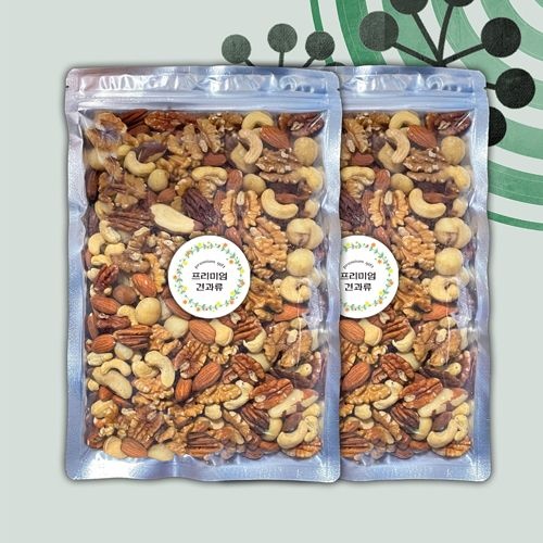 최고급 명품 혼합견과500g 2봉 : 롯데ON
