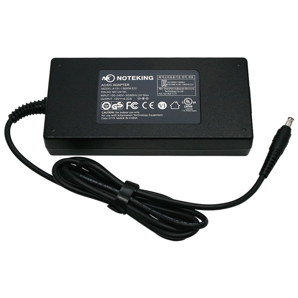 삼성 노트북 올인원PC 전원 어댑터 충전기 케이블 19V 6.32A 120W 외경 5.5mm 내경 3.0mm AD-12019A PA-1121-98 호환 AD-NK12019S