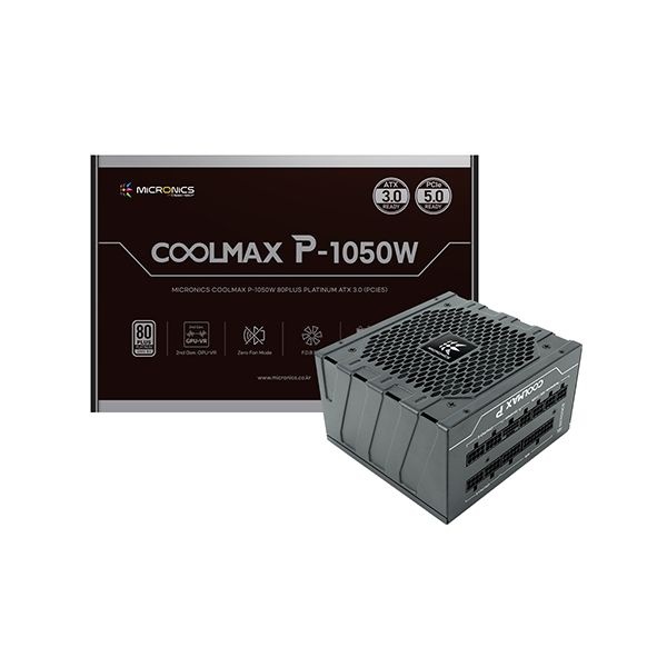 [오늘출발] 마이크로닉스 COOLMAX P-1050W 80PLUS PLATINUM ATX 3.0 (PCIE5)