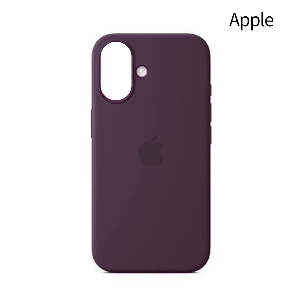 애플 정품 케이스 아이폰16시리즈 케이스 iPhone case 아이폰16, 실리콘케이스, 플럼