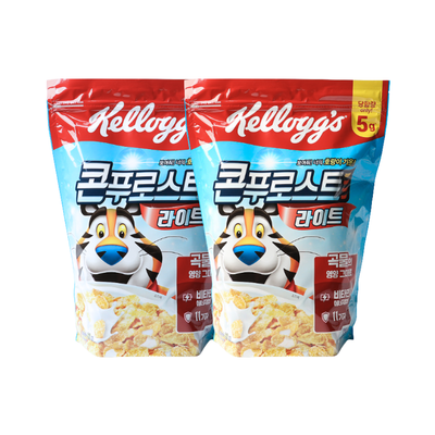 켈로그 콘푸로스트 라이트 슈거 530g x2개 시리얼 간식 대용량
