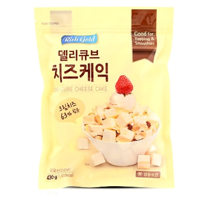 리치골드 델리큐브 치즈케익 430g