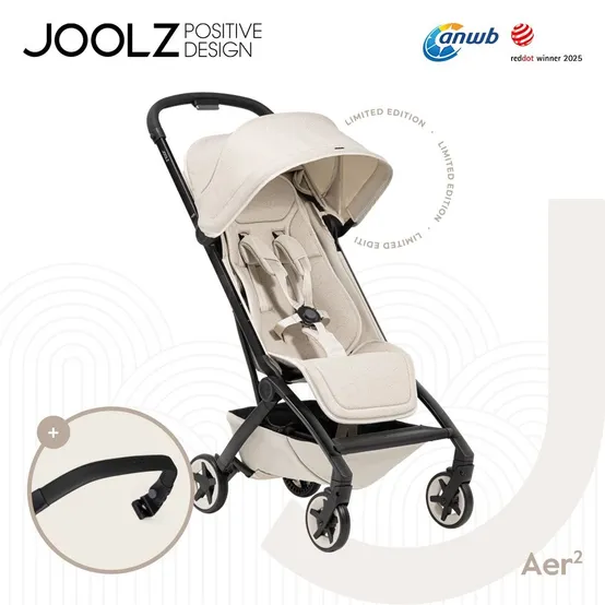 [LIMITED] 줄즈 JOOLZ 에어2 휴대용 유모차 카밍 베이지 (범퍼바포함)