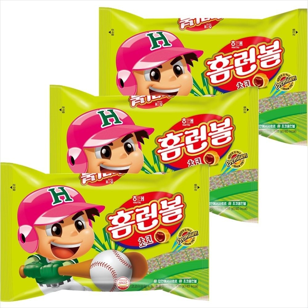 해태 홈런볼 초코 128gx3개/2세트구매시 1000원 할인X넉넉한 유통기한