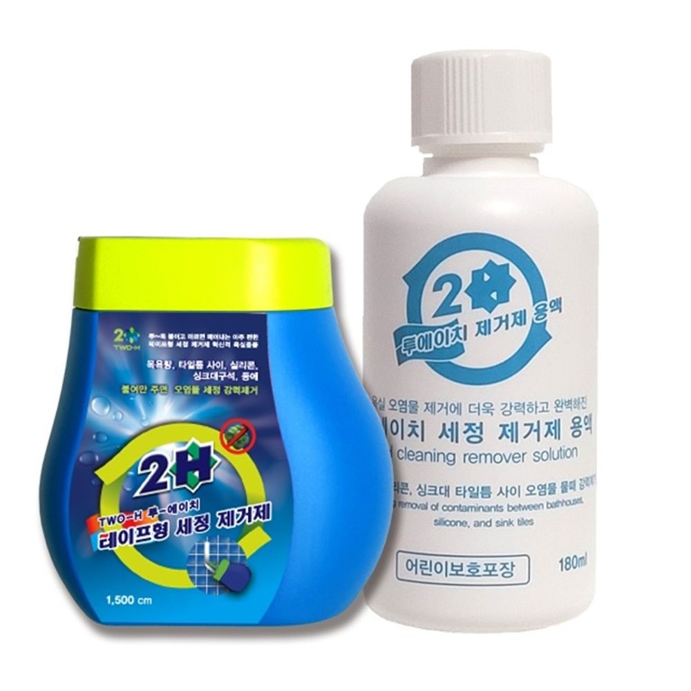 투에이치 테이프형 곰팡이 방지 욕실 찌든때 세정 제거제 원셋트 줄눈 창틀 실리콘 베란다