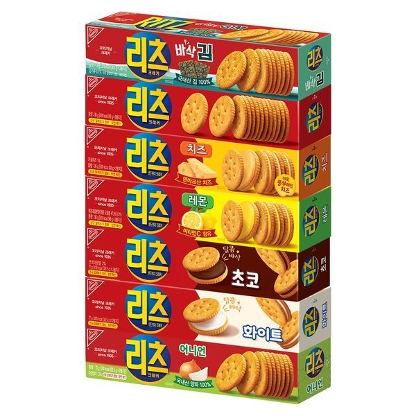 동서식품 리츠 크래커 비스킷 샌드 모음전 (맛 선택1) (01.리츠 오리지날 크래커 80g)