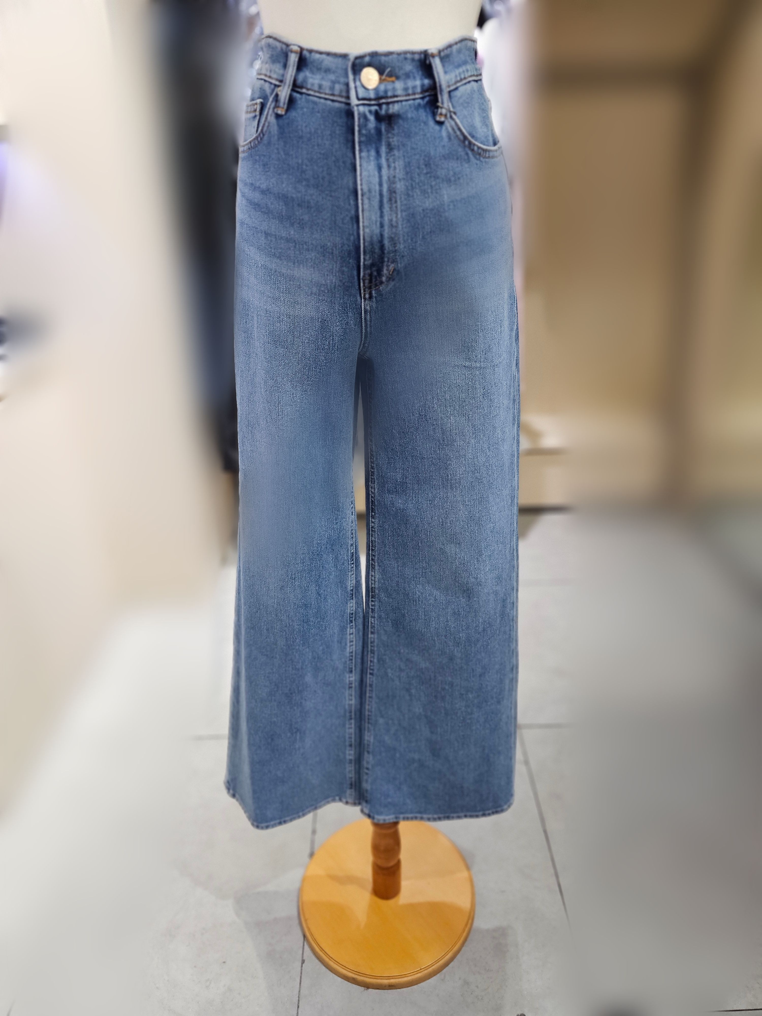 수량한정 시슬리 세미와이드 데님팬츠SADP41431 2757011