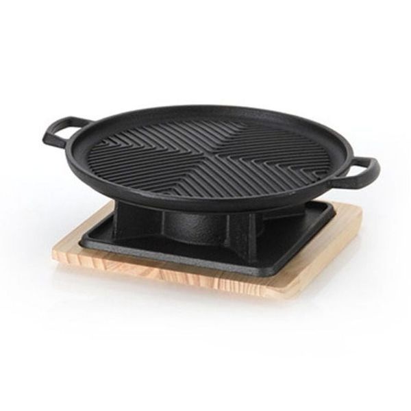 알티피아 고기판 캠핑 무쇠 리빙아트 그릴팬 요리 구이 25cm SNM(WFP8GVX)