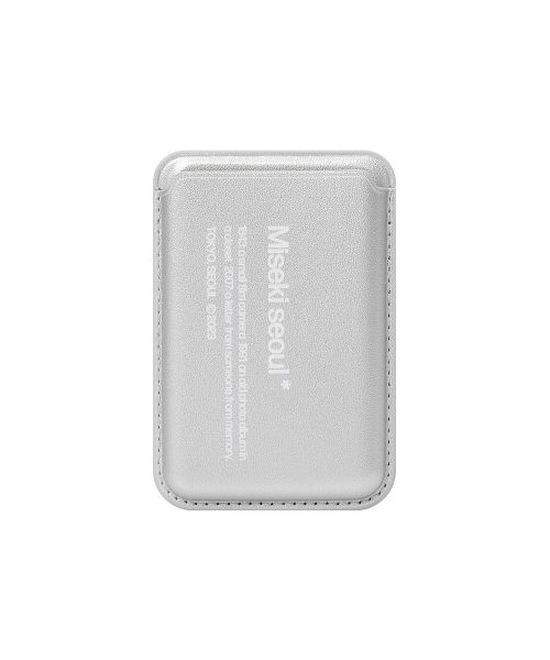미세키서울 미세키서울 graphic mag safe wallet SILVER 지갑/머니클립 MSK26SSAC18SV