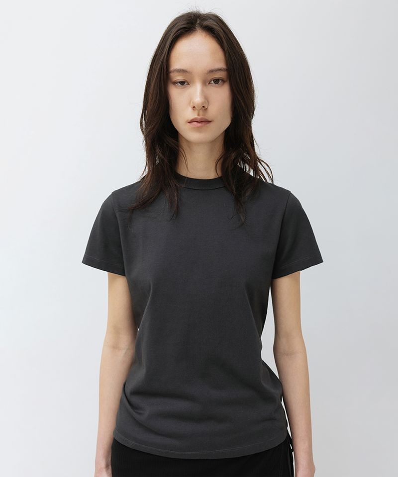 INSILENCE WOMEN <매장정품> 인사일런스 INSILENCE WOMEN W 수피마 코튼 프리미엄 티셔츠 CHARCOAL IW2F2TO71CH 300136