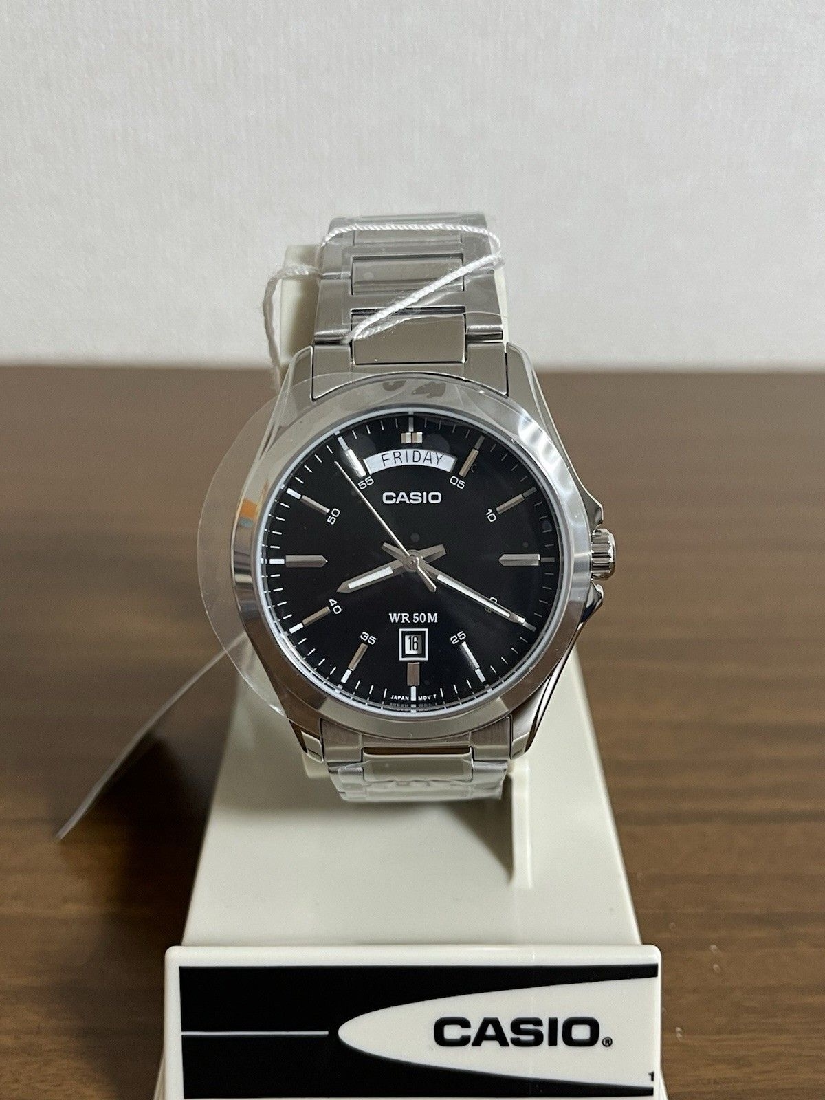 Casio Casio 쿼츠 블랙 다이얼 Luminous Hands Day/Date MTP-1370D-1A1V 50M 남성 시계 [세금포함] [정품] 패션시계 손목시계 명품시계