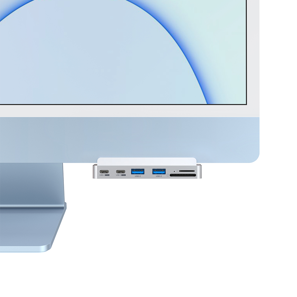 위즈플랫 WIZ-UC70IMAC USB허브 M4/M3/M1 NEW 아이맥 전용 일체형 고정 디자인 HDMI 2.0
