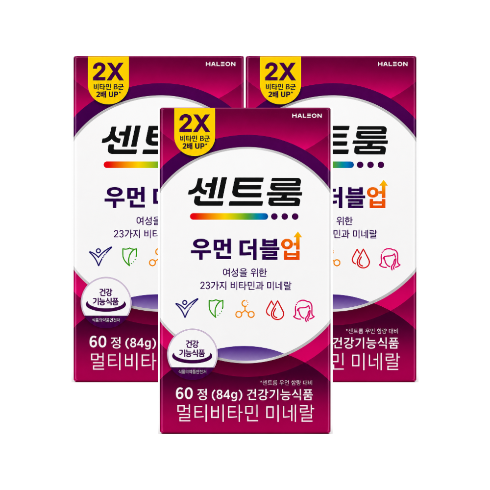 센트룸 우먼 더블업 60정 3개