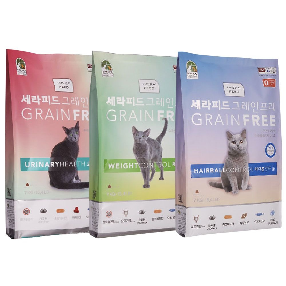 캐츠랑 아기고양이사료 고양이다이어트사료 세라피드 7kg x2개