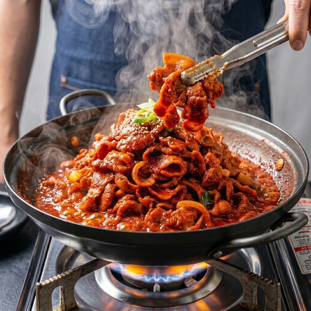 [롯데온]한입 고추장 삼겹살 300g 5팩 (20,900원/무료)