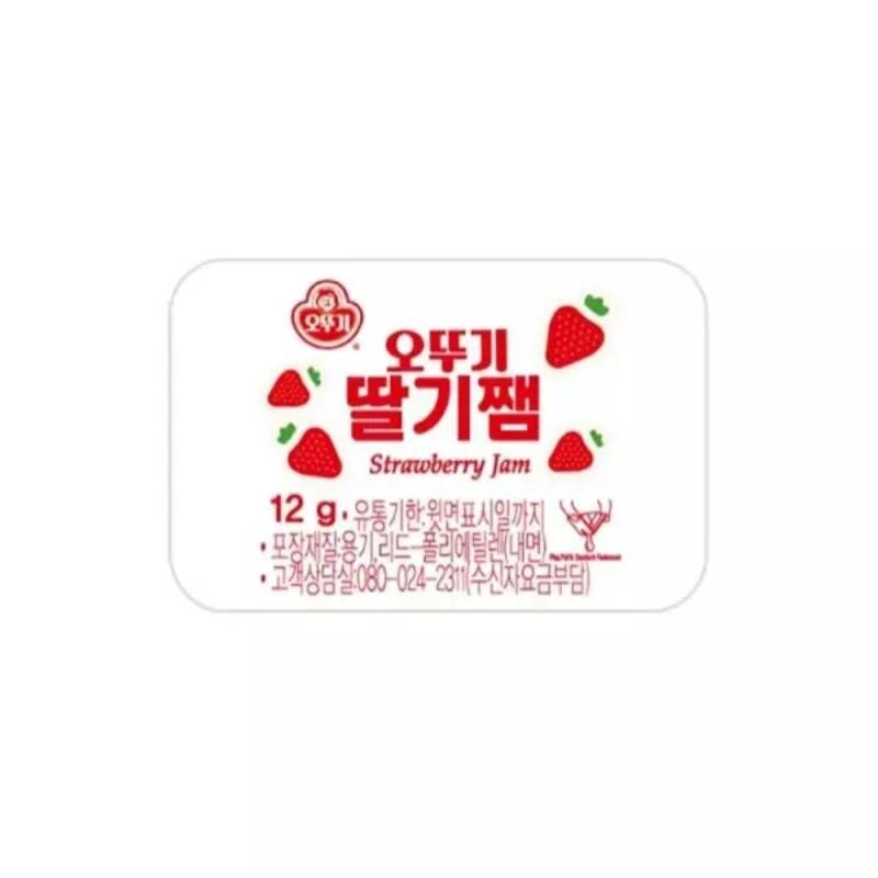 오뚜기 딸기쨈 일회용 디스펜팩 12g x 96개