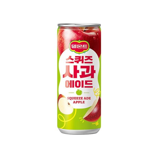 [롯데백화점] 롯데칠성 델몬트스퀴즈 사과 에이드 240ml 60개 LE1222059572