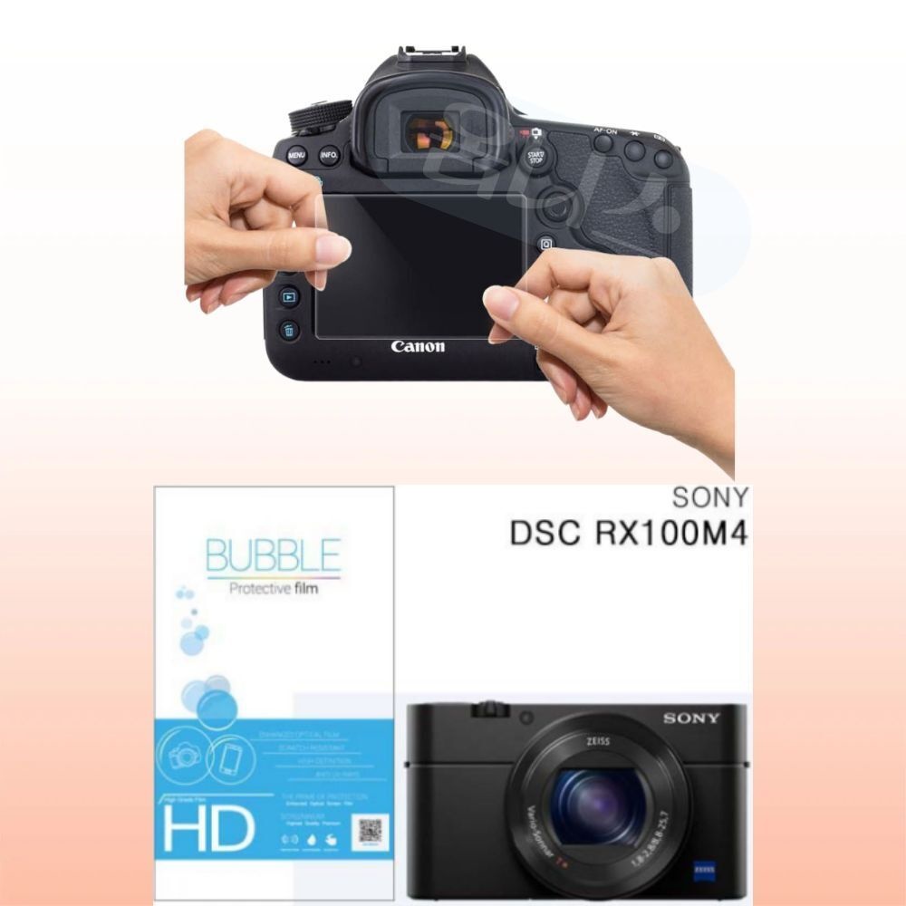 옴니스리빙 HD강화필름 2장 RX100M4 액정필름 강화보호필름 보호필름 디카액정필름
