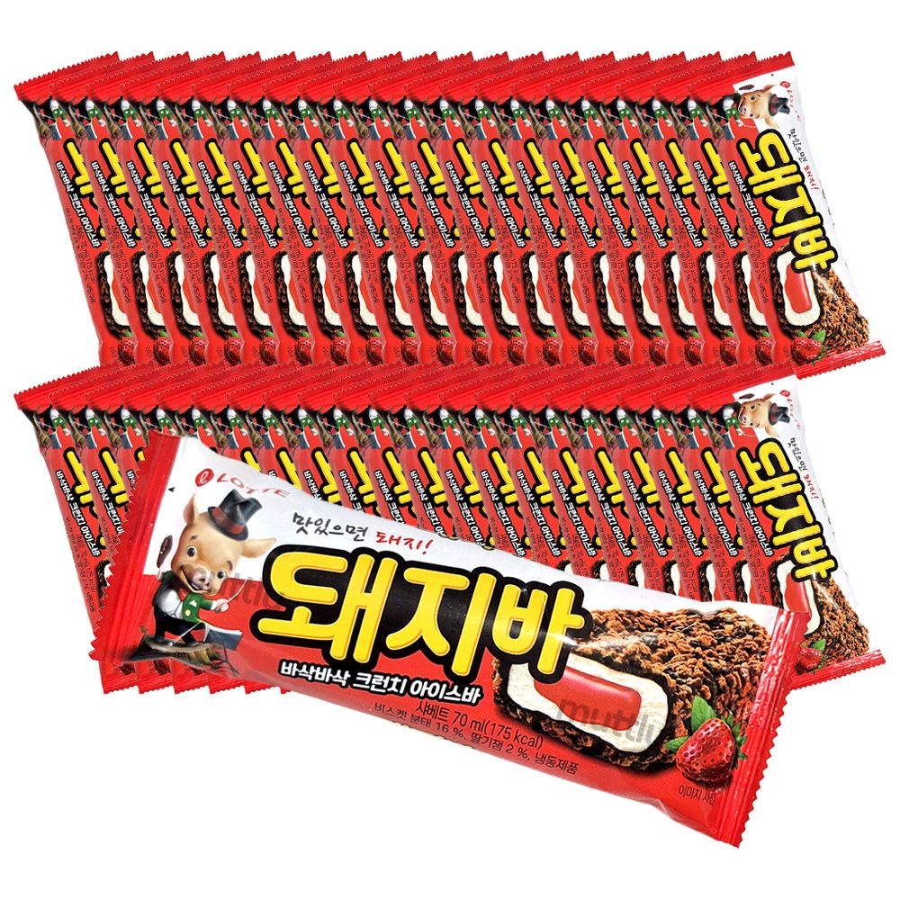 롯데 돼지바 70ml 40개