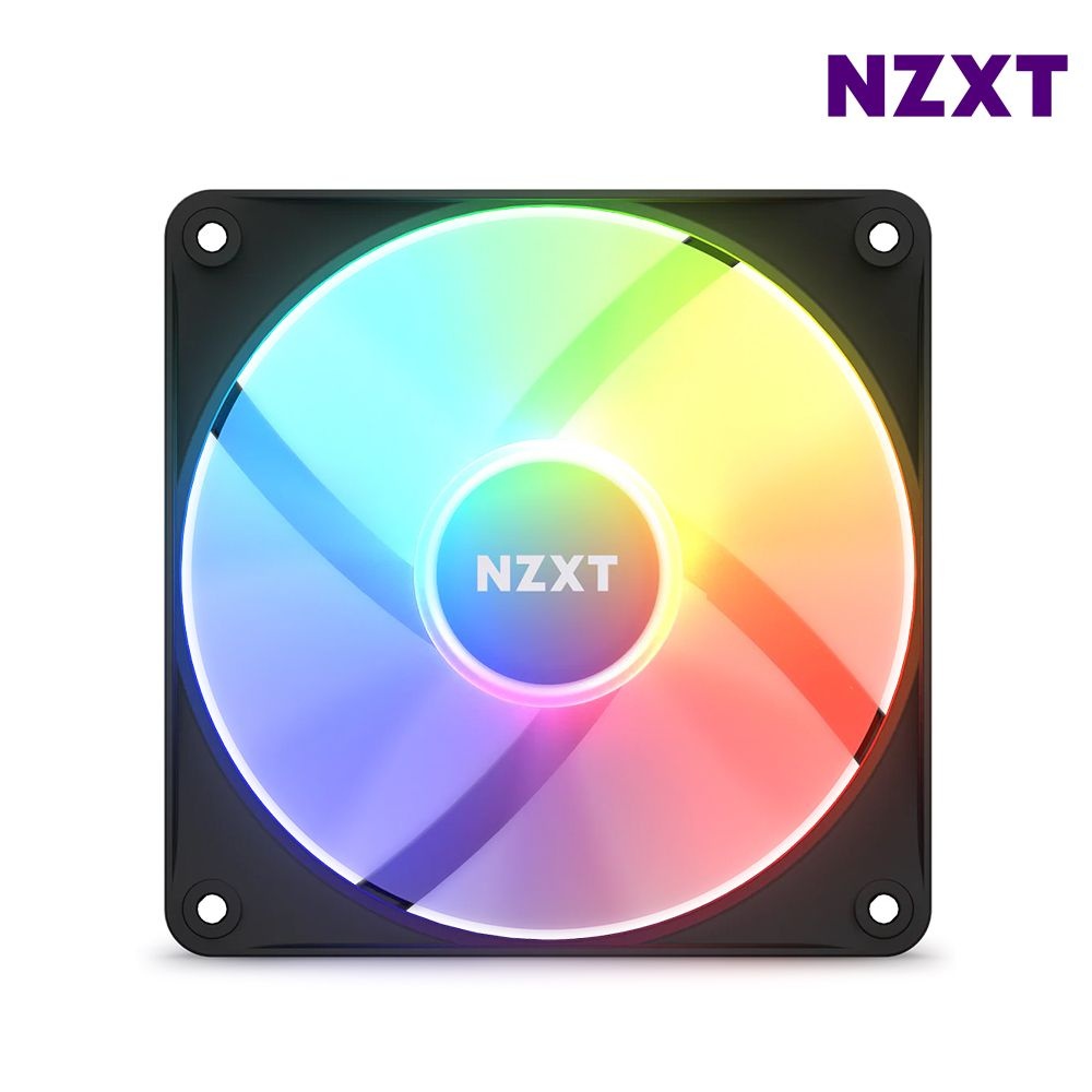 <b>NZXT</b> <b>NZXT</b> <b>F120</b> RGB CORE 블랙 시스템팬 쿨링팬