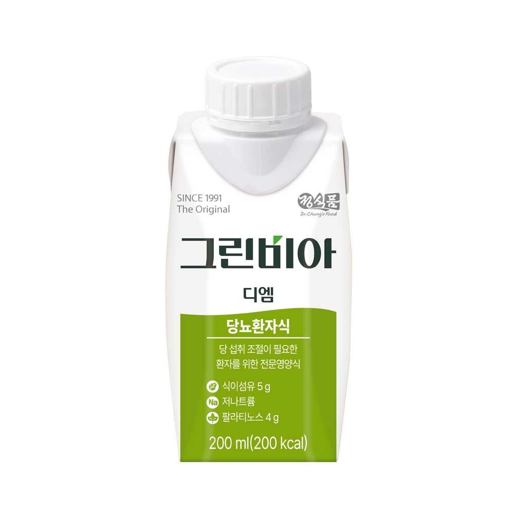 그린비아 (공식) 그린비아 디엠 당뇨환자식 저나트륨 200mlx60팩