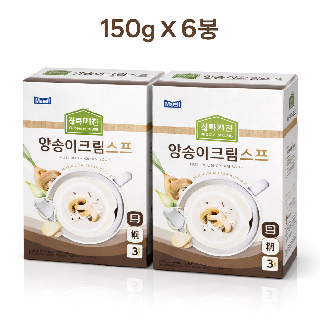 상하키친 양송이 크림스프 150g X 6봉