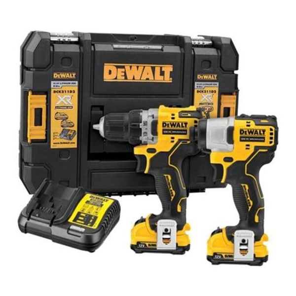 디월트 공구 충전콤보세트 BL DCK2110D2T(12V/2.0) DCK2110D2T(12V/2.0Ah) DCF801+DCD701