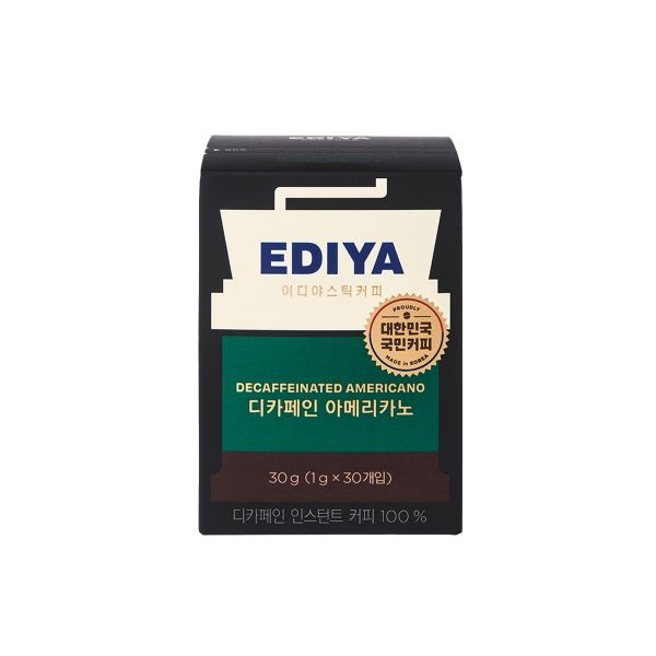 [온누리7%혜택][이디야] 원두커피 디카페인아메리카노 1gx30T ([5661740]없음)