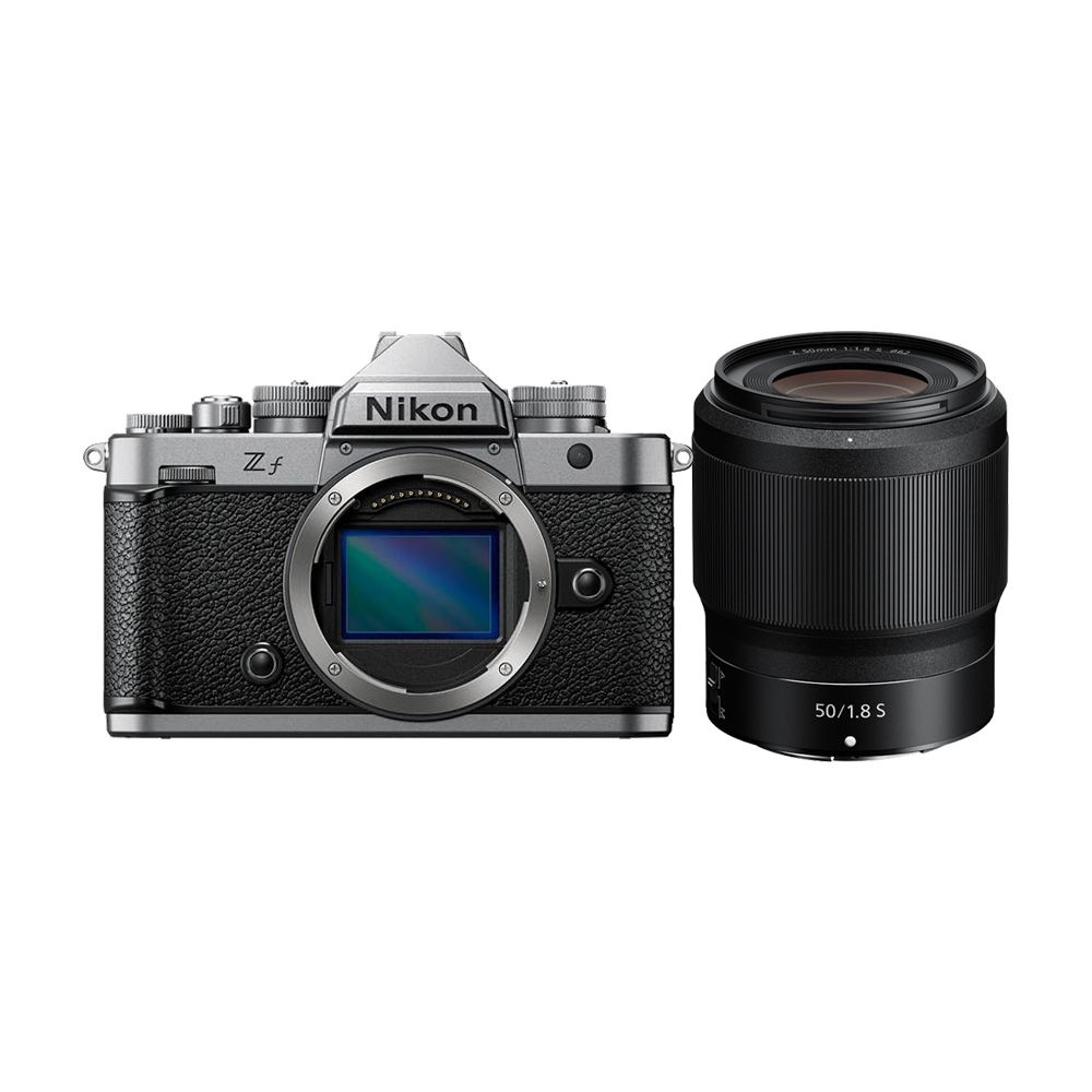 니콘 풀프레임 미러리스 카메라 Zf BODY 실버 + 니콘 렌즈 NIKKOR Z 50mm f/1.8 S