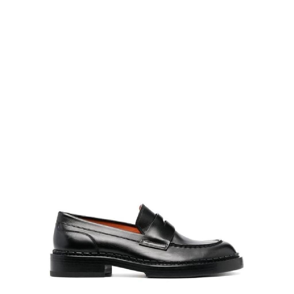 산토니 Santoni 라운드 토 슬립온 로퍼 WUAL70432BA1BB GNN01 TP948608363
